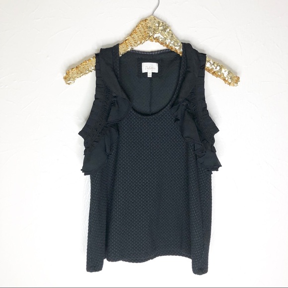 Anthropologie Tops - 🍁Deletta Ruffle Clemente Tank Top-Anthropologie